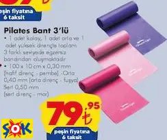 SLAZENGER PİLATES BANT 3’LÜ